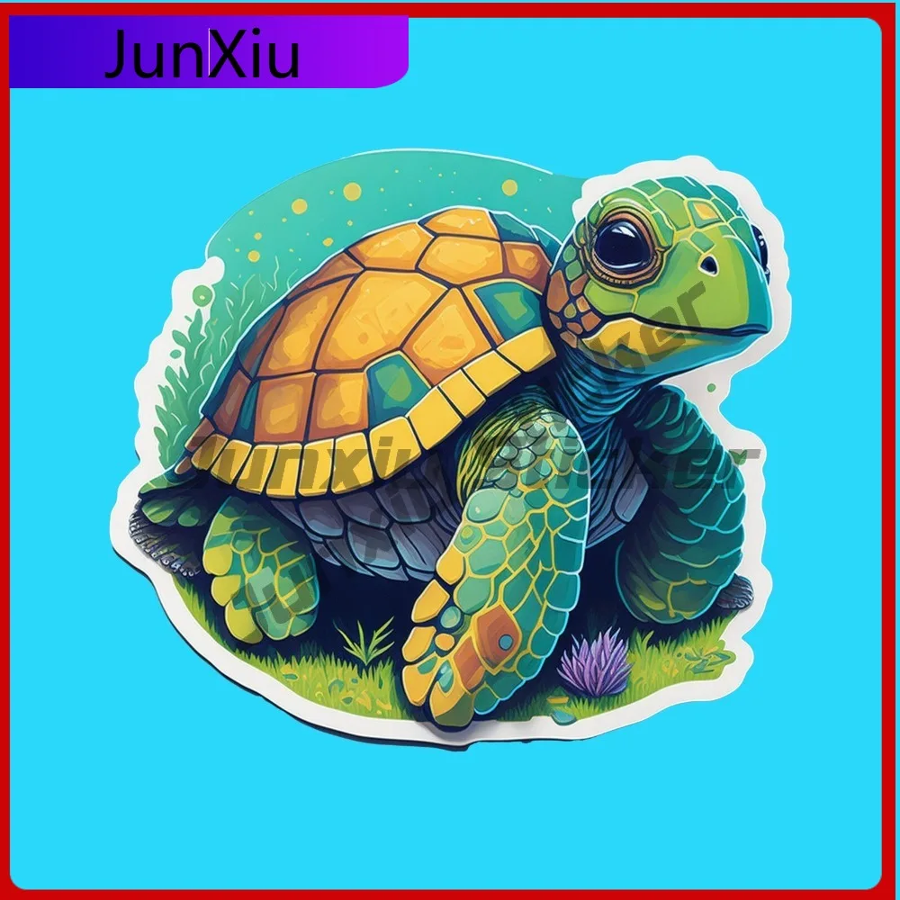 

Sea Turtle Sticker Water Bottle Decal Vacation Travel Souvenir Anime Waterproof Vinyl Accessory Car Laptop Window Bumpe