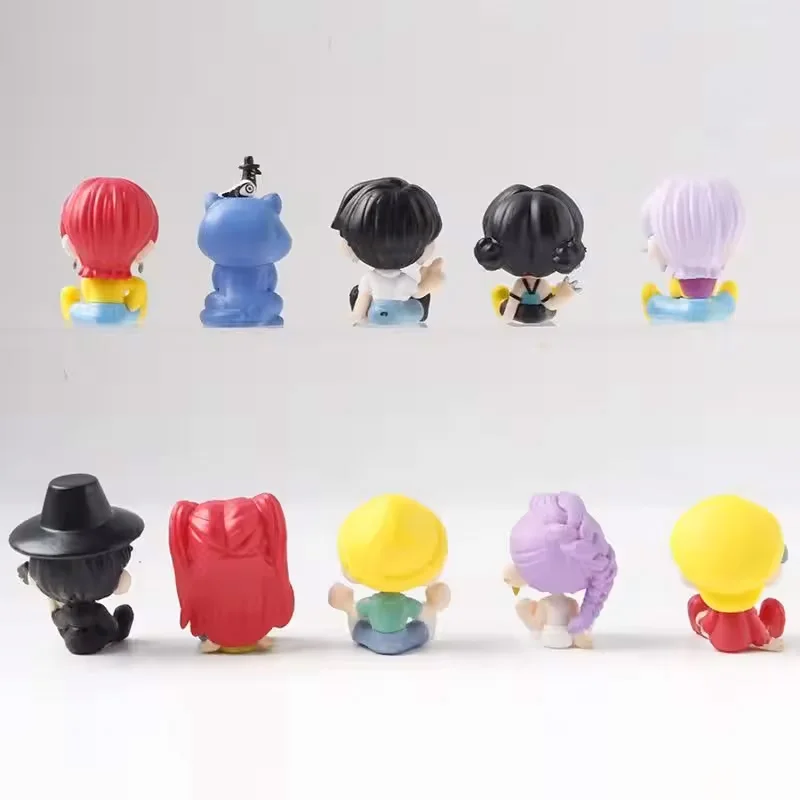 10 قطعة/المجموعة أنيمي KPop الشيطان هنتر دمية لعبة الفينيل رومي ميرا زوي شخصية الفينيل قناع صندوق أعمى حلية لعبة هدية الكريسماس