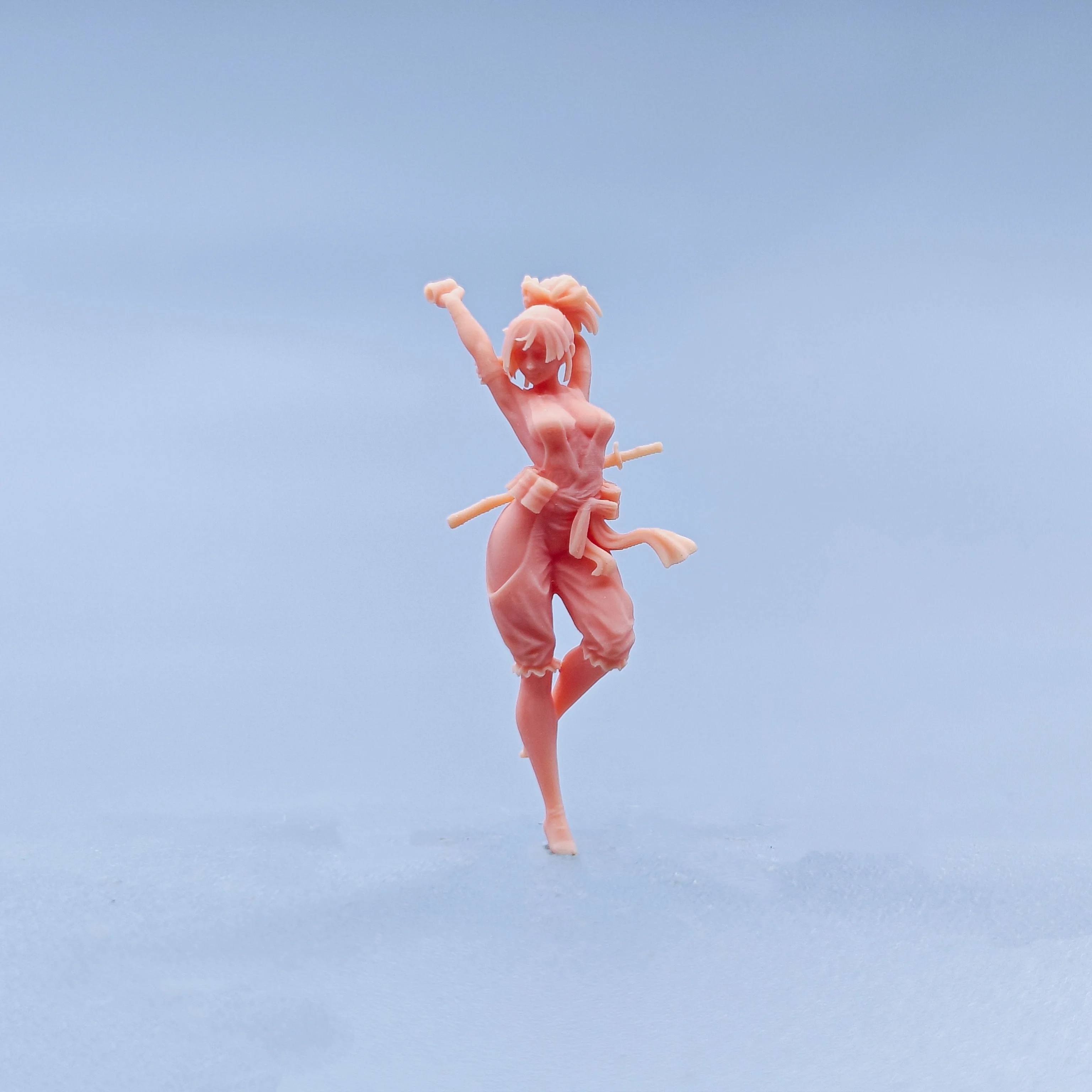 1/64 1/43 تماثيل مقياس نموذج الراتنج الجحيم الجنة Yuzuriha غير ملونة المنمنمات ديوراما رسمت باليد D715 D717