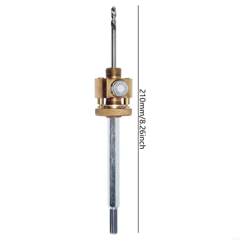 Metal Hole Drill Bit Connecting Rod Downlight Quick Release Hole Opener Y4QC