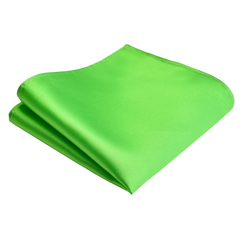 RBOCOTT Herenmode Gladde Waterdichte Zijden Zakdoeken Effen Zakken Vierkante Zakdoek Rood Zwart Blauw Bruiloft Zakdoeken Cadeau