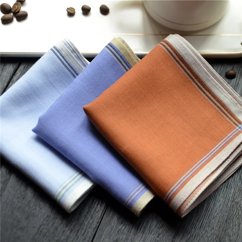 Exported To Japan's High-end Color Woven Solid Color Handkerchief Soft Thin Style 42x42CM