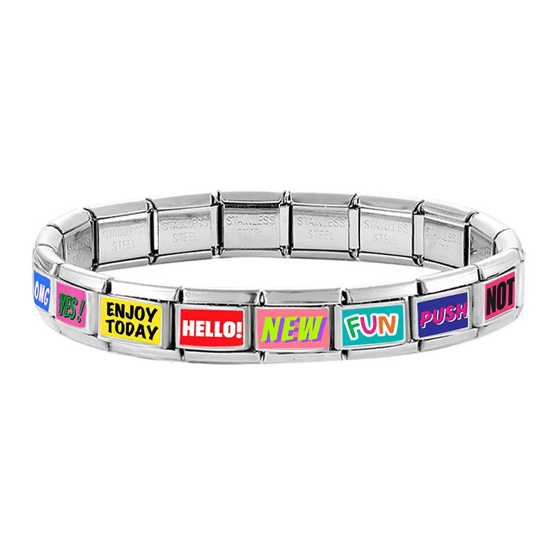Neue schöne Haustier Katzen und Hunde italienische Charm Links passen 9MM Edelstahl Armband Frauen Männer DIY Herstellung von Schmuck – Detail 16