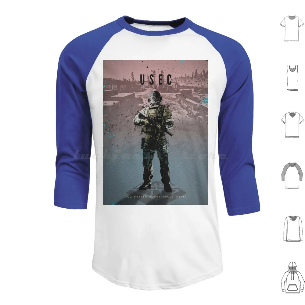 Escape From Tarkov-Usec Hoodie cotton Long Sleeve Escape From Tarkov Tarkov Pmc Military Usec Gaming Pcgaming Price Captain