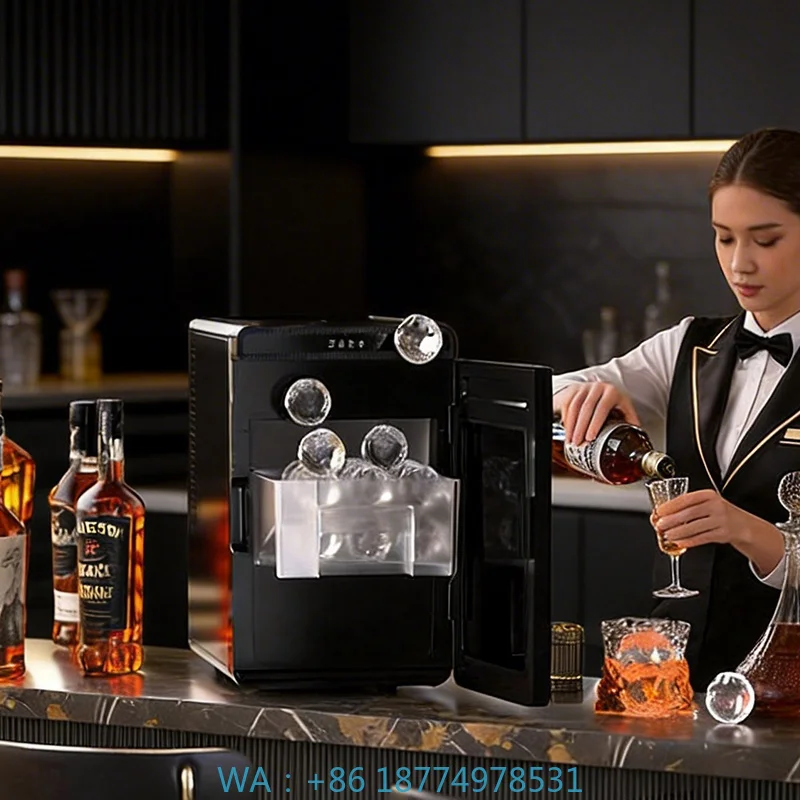 55mm Diameter Round Iceball Maker for Sphere Ice Preparation for Whisky and Cocktail Beverages