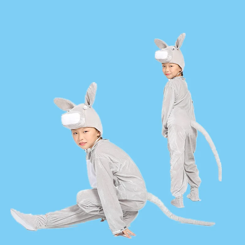 Children\'s Halloween Animal Cosplay Costumes Little Donkey Cartoon Animal Cosplay Children\'s Stage Performance Costumes