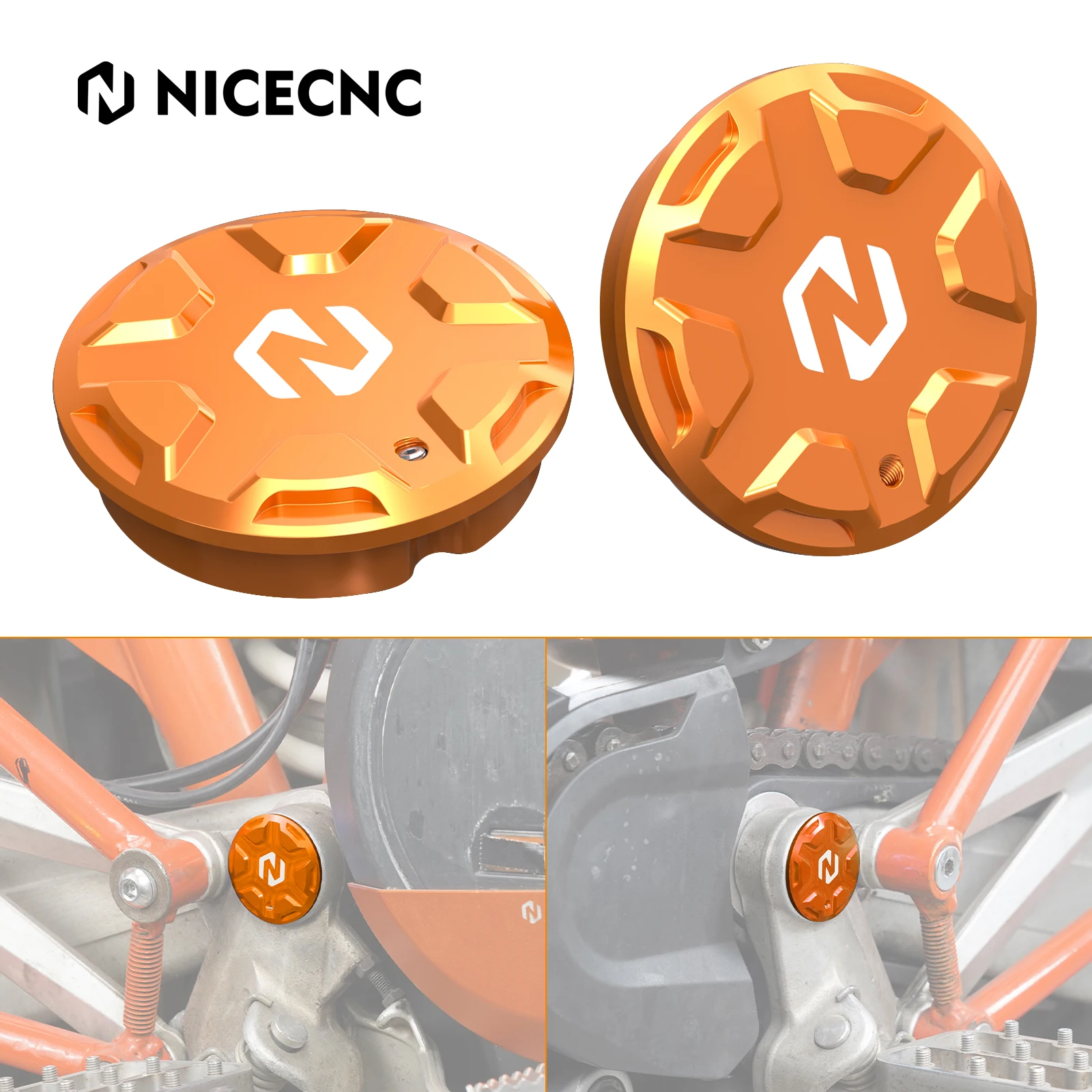 For 2008-2025 KTM 690 Enduro R 690 SMC R Motorcycle Pivot Hole Plugs for Husqvarna 701 Supermoto 701 Enduro GasGas 700 ES 700 SM