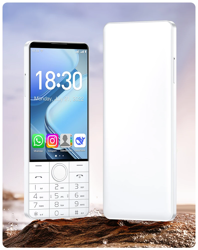 DOOV R70 4 " IPS Screen 4G Touch Keyboard Google Mobile Phone 6GB+128GB Android14 16mp 2600mAh Whatsapp Cellphone