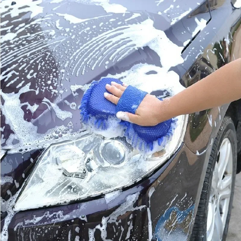 

GEFENSI автомойка из микрофибры, губка для мойки автомобилей, чистка автомобиля, щетки для детализации, полотенце для мытья, автоперчатки, аксессуары для стайлинга