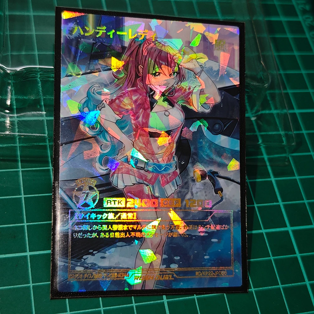 Yu-Gi-Oh DIY homemade Laser Embossed Card Collect board games Black Magician Girl Blue Eyes White Dragon Red Eyes Black Dragon
