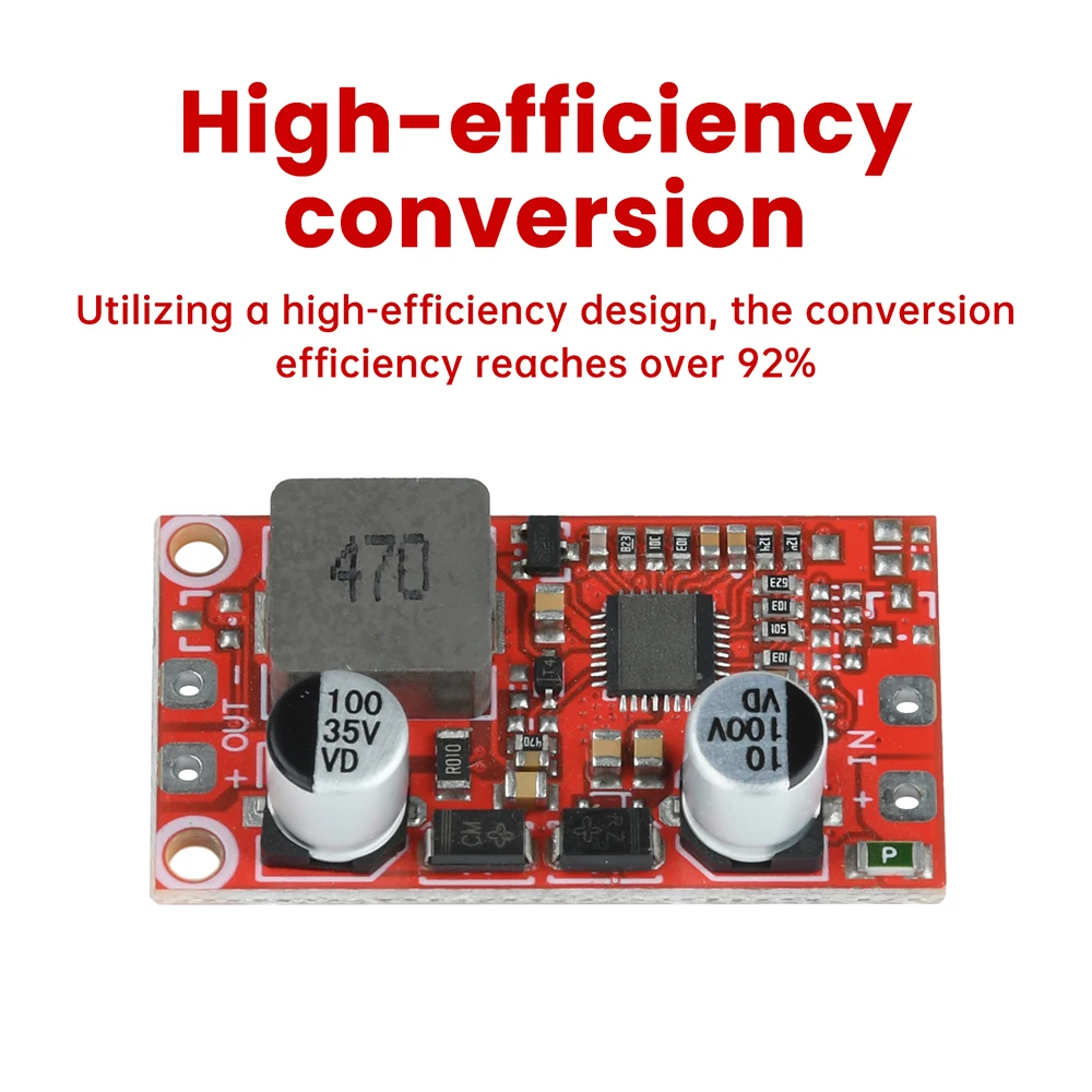 Conversor buck DC-DC 12-100v para 5v 12v regulador buck step-down módulo de fonte de alimentação 3a placa step down de baixa tensão de ondulação