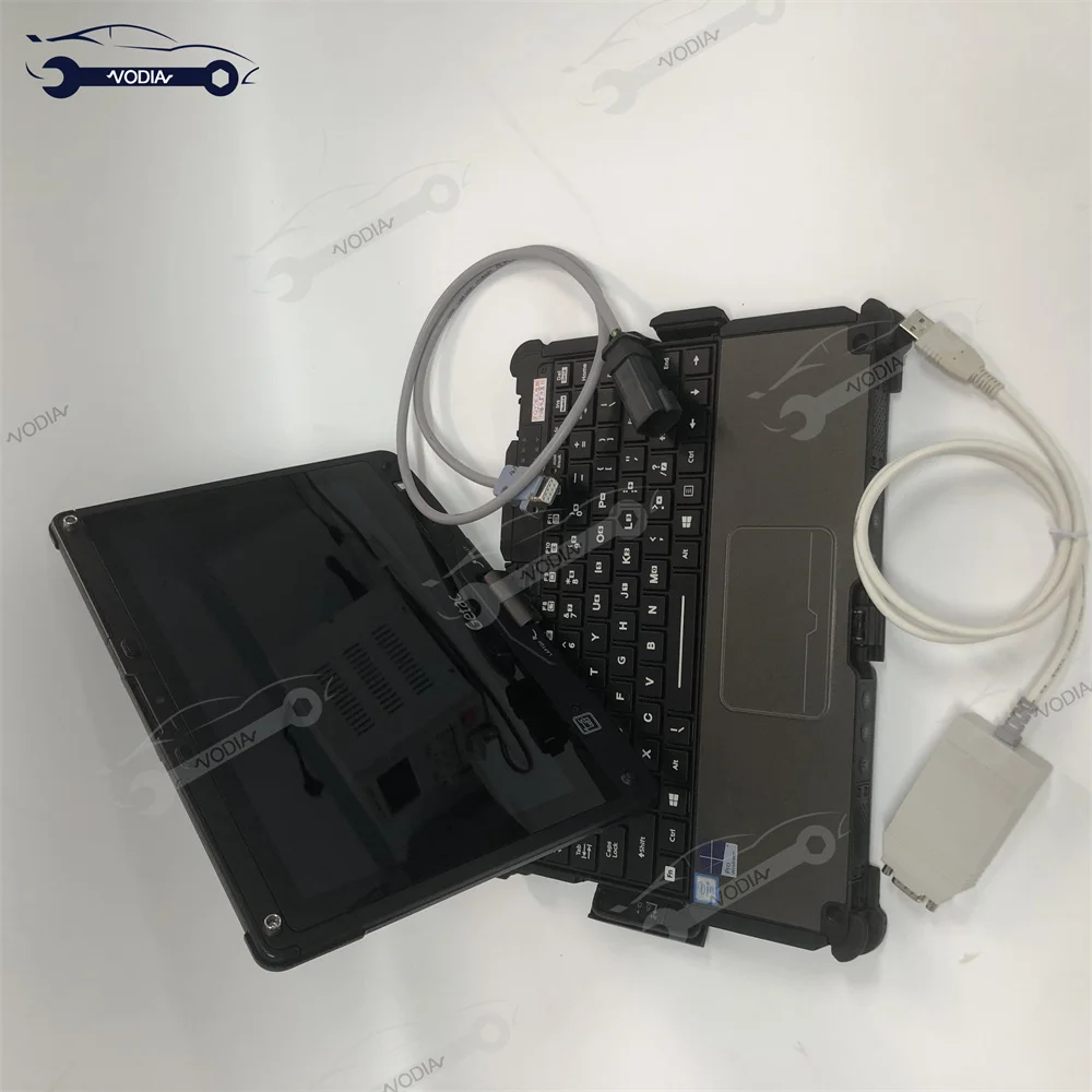 v110 laptop with New Forklift Crown linde Interface PEAK PCAN-USB Crown CAN Interface full system diagnostic tool