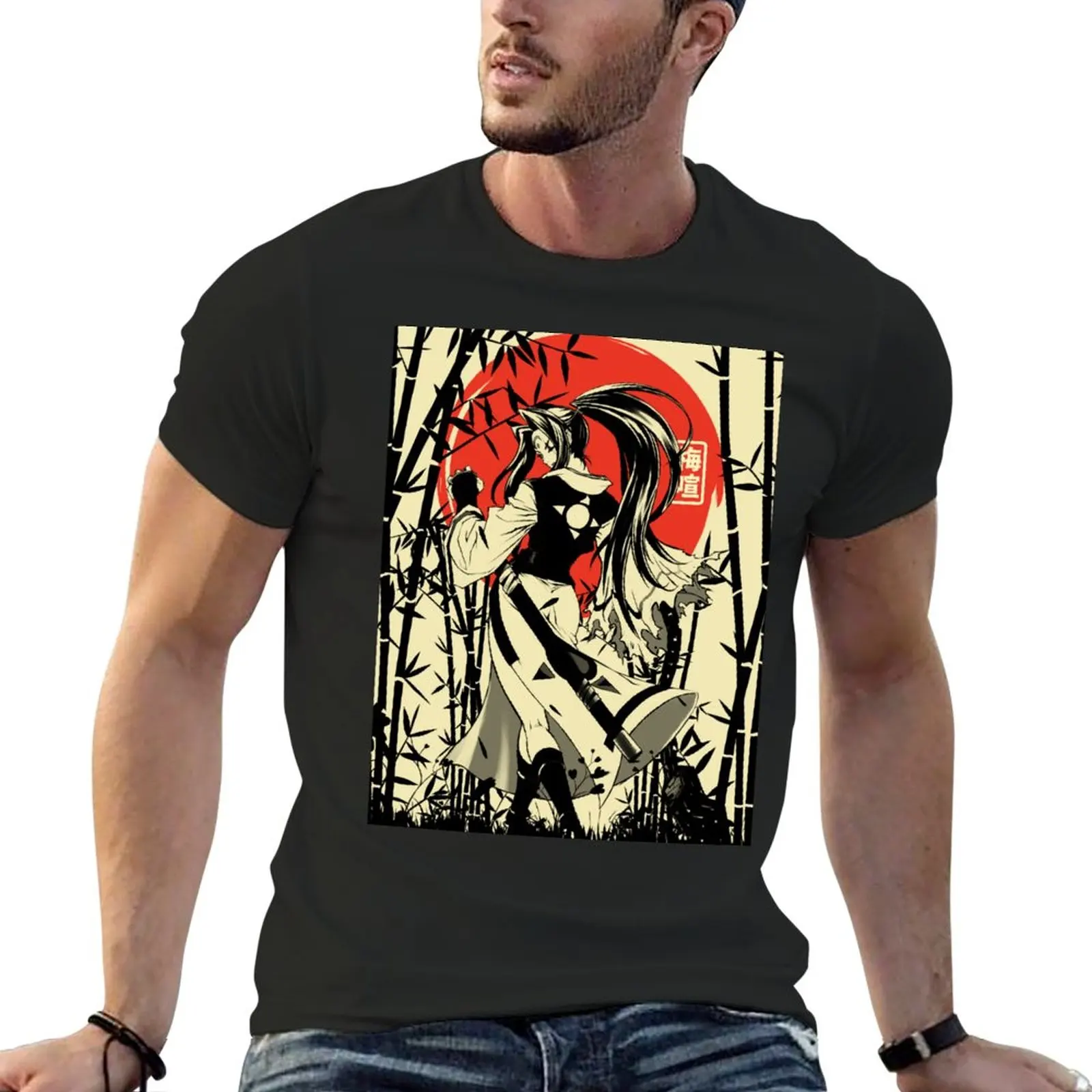 Baiken samurai japan T-Shirt T-shirt for a boy graphic t shirts man clothes cute clothes mens graphic t-shirts anime