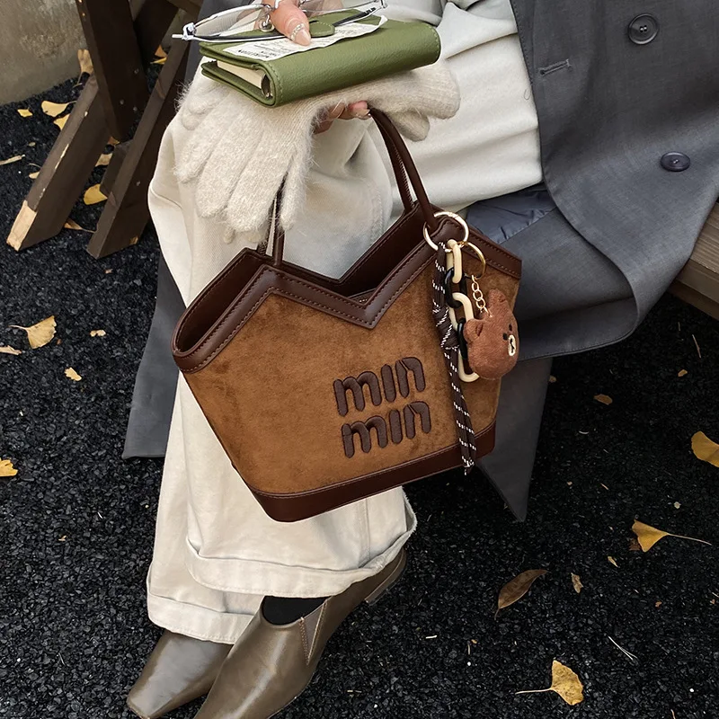 

2025 Autumn Winter Women's Tote Bag, Genuine Leather Large Capacity Shoulder Bag, Spacious Work Purse for Daily Commute Travel​