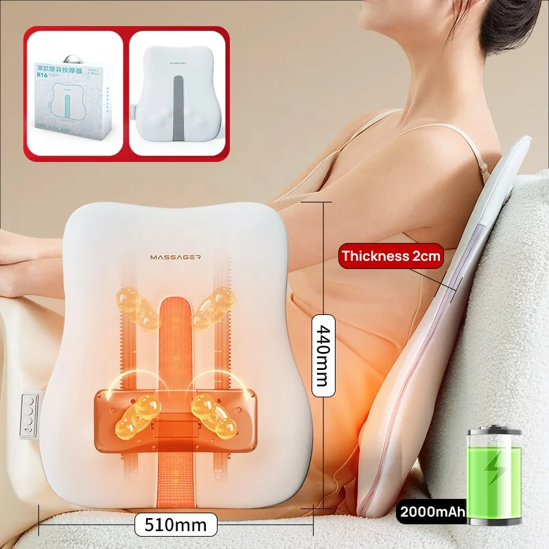 

Умная библиотека 3D разминающая подушка для массажа спины шиацу, тепловая функция для дома/офиса/автомобиля, облегчение боли в глубоких тканей всего тела Cushi