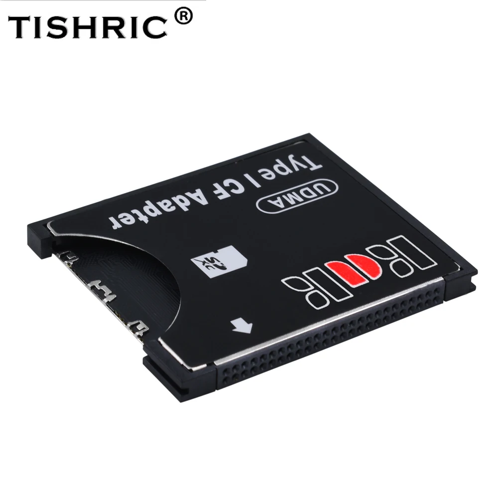 TISHRIC Cho SD CF Loại I Adapter Hỗ Trợ SD SDHC SDXC MMC Chuẩn Compact Flash Loại I Thẻ đầu Đọc Bộ Chuyển Đổi