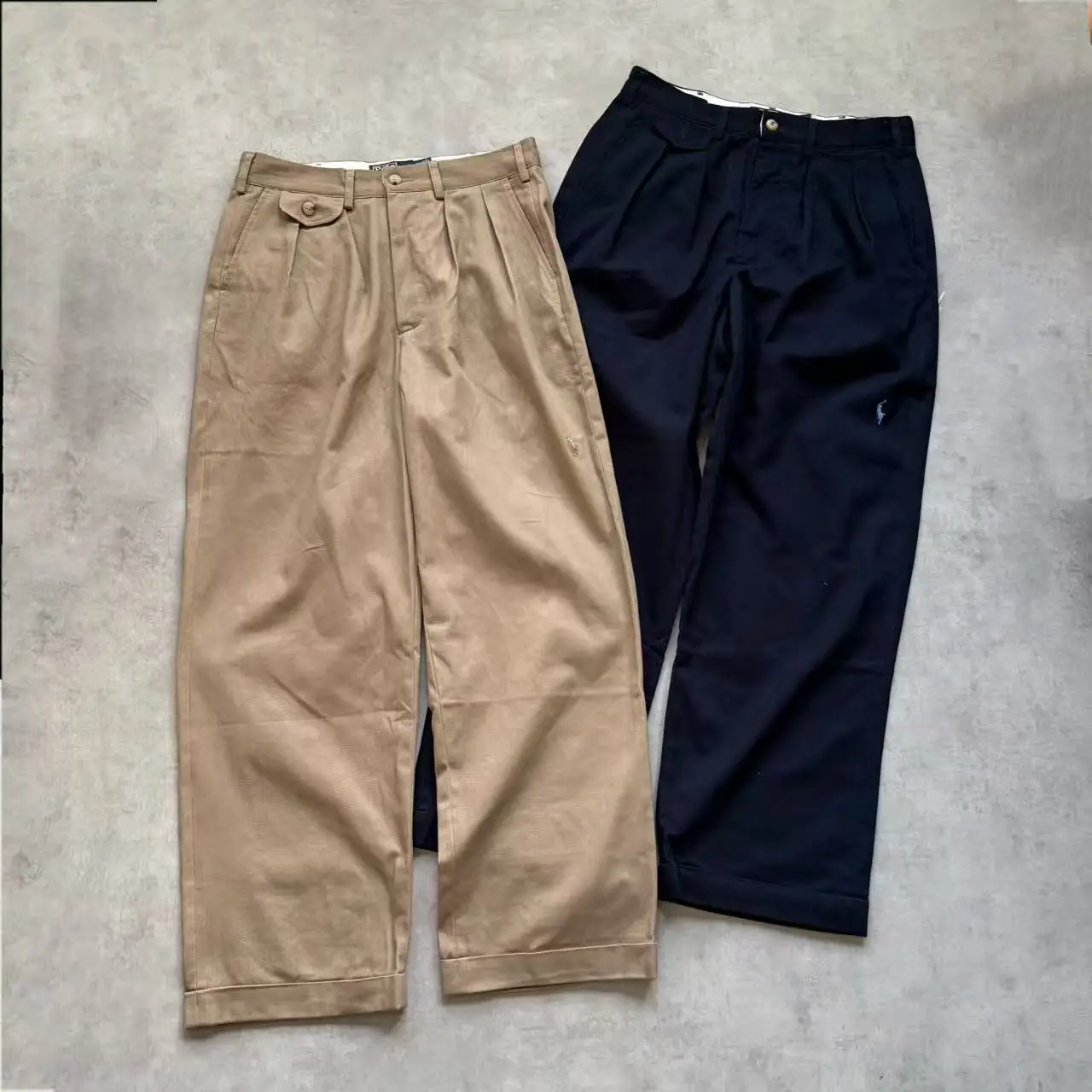 

Loose Tapered Casual Pants Men's Simple Sle Workwear Trousers Pure Color Comfortable Fit Japanese Sle Long Pants