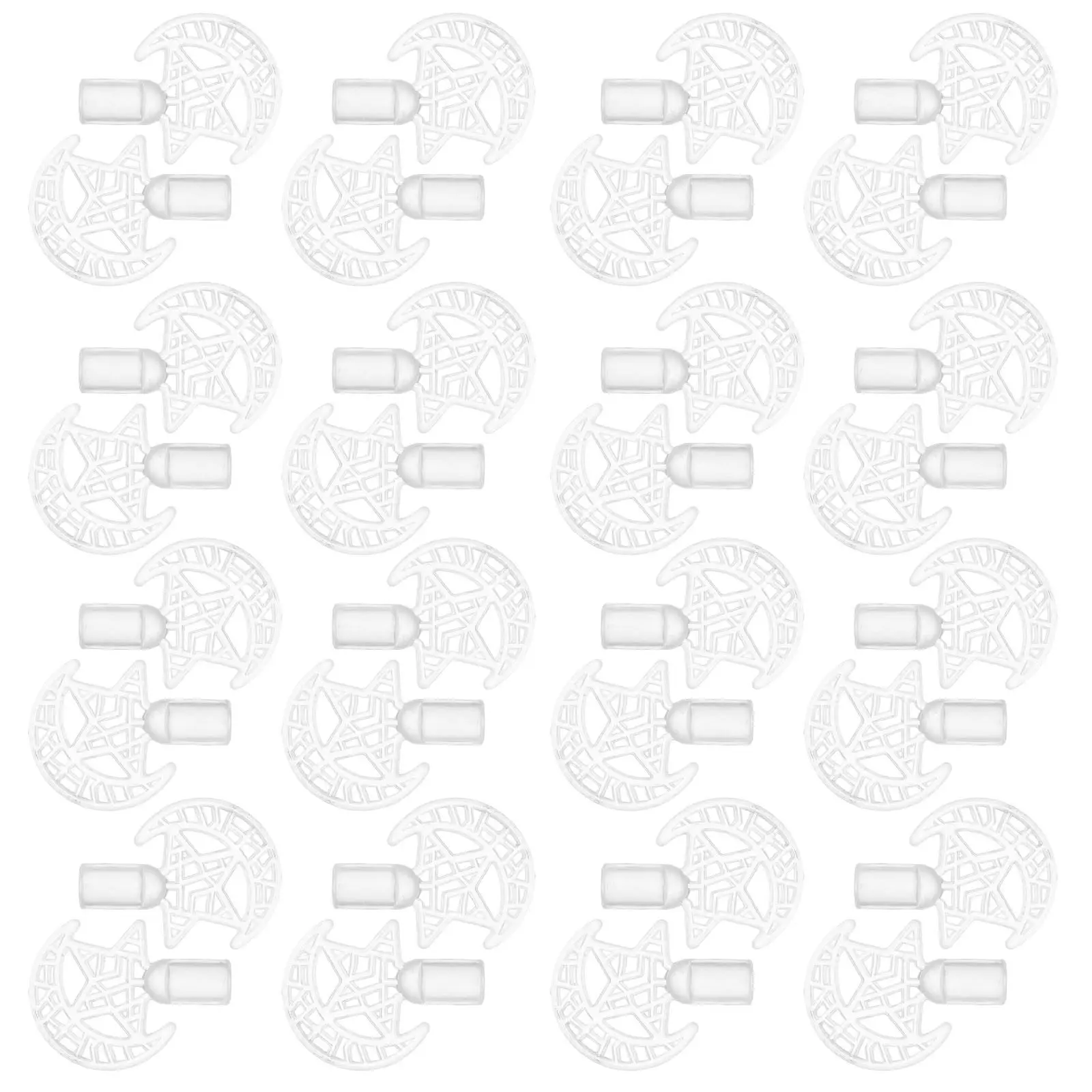 

200 шт. разноцветных прозрачных пластиковых колпачков для светодиодных гирлянд, сменные лампочки для романтического декора свадеб и вечеринок