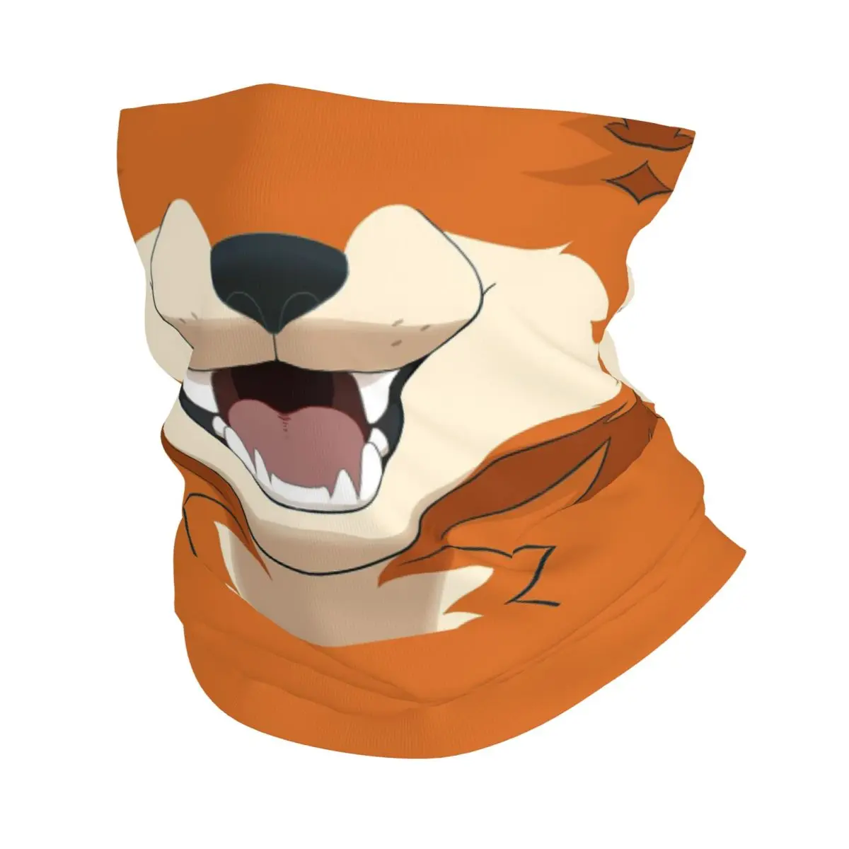 

Бандана с красной лисой и ртом, гетры с принтом, маска, шарф, многофункциональный головной убор для спорта на открытом воздухе, унисекс, для взрослых, весь сезон