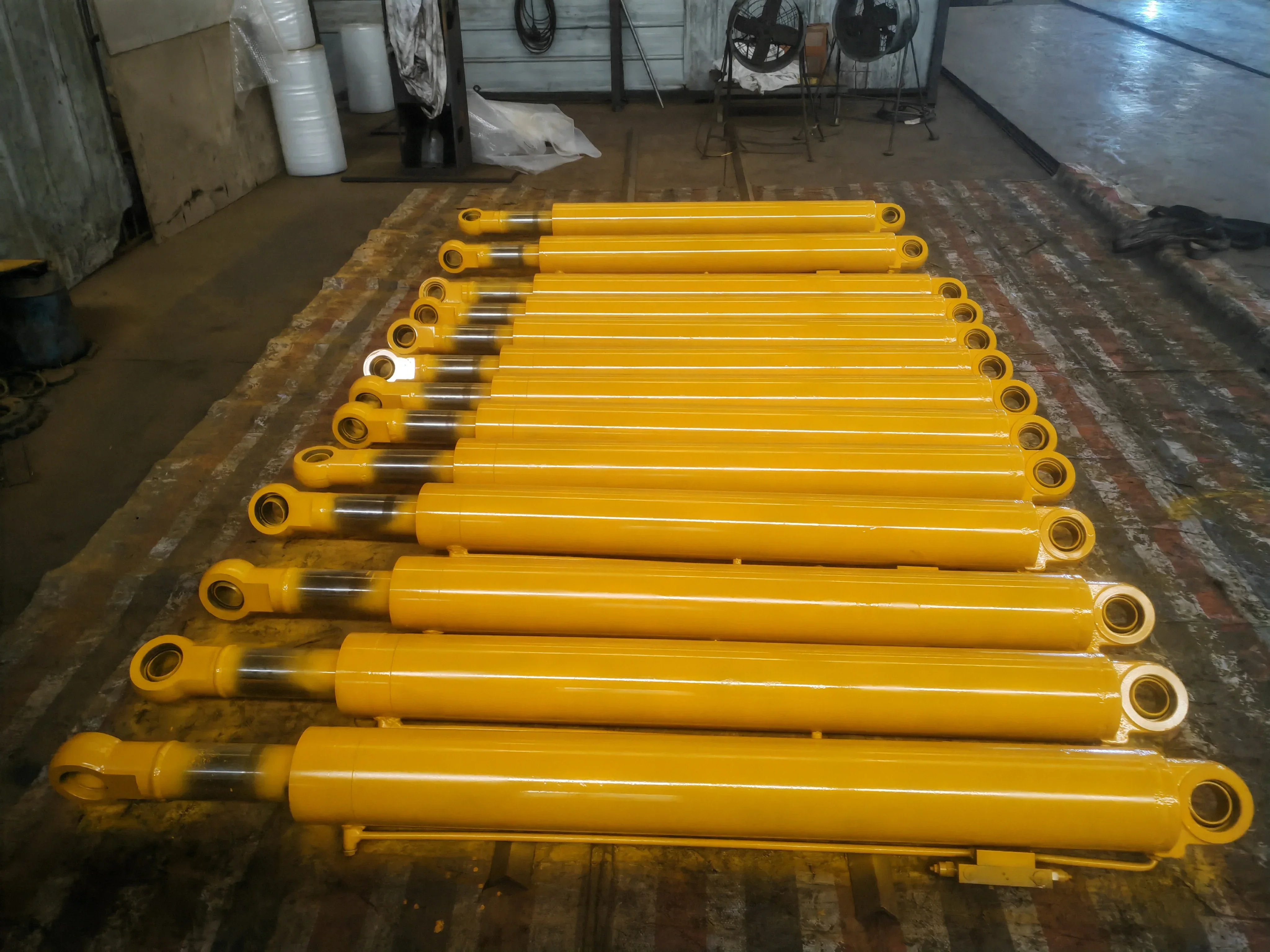 Heavy duty press hydraulic cylinder 50 tons 150 tons