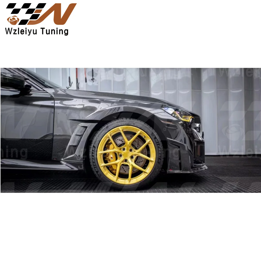 New Style Dry Carbon Fiber Front Fenders Fit For BMW G87 M2 2022-On High Quality Fitment