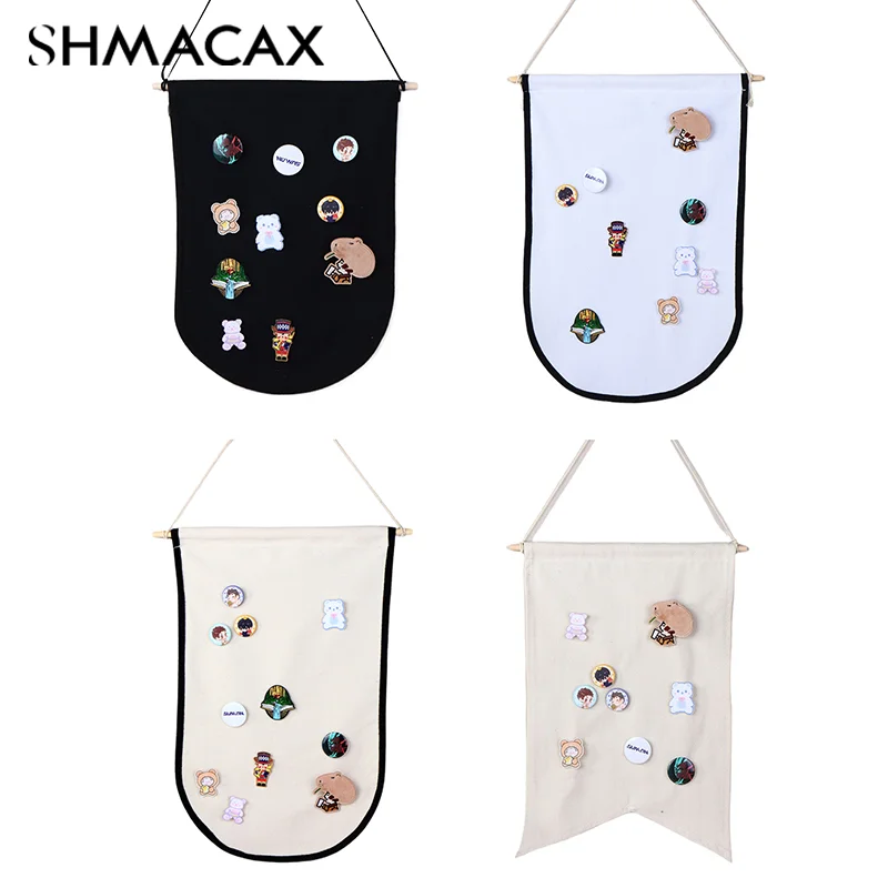 

Badge Brooch Display Wall Hanging Pin Badge Button Storage Holder Badge Storage Display Wall Hanging Banner Flag Hanging Cloth