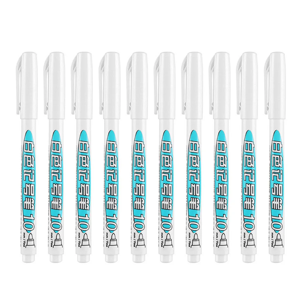 

10pcs Paint Markers Household Drawing Pens Ergonomic Quick-Drying Multi-Function Craft Pens Portable Durable For Paper Cloth