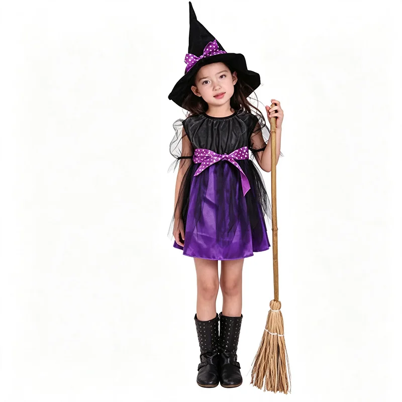 Kids Festival Fashion Dresses Girls Trend Cartoon Shape Mesh Puff Skirt Children Halloween Outdoor Performance Clothes