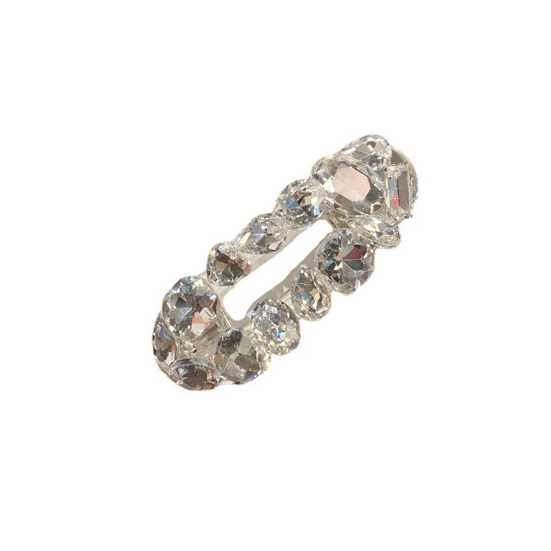 

Заколка для волос с бриллиантами Super Flash, изысканные роскошные заколки с кристаллами в виде утконоса, модные универсальные заколки для челки, аксессуары для волос