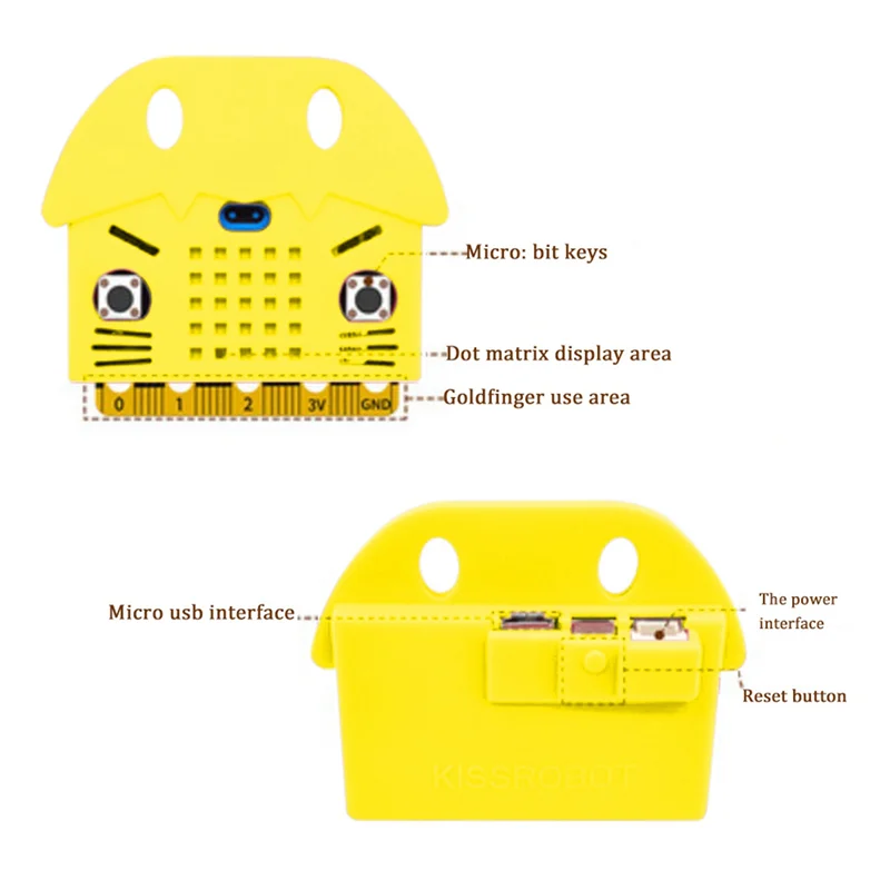 APPLIA-3X BBC Microbit Go Start Kit Micro:Bit BBC Programmable Learning Development Board With Protective Case For DIY Projects