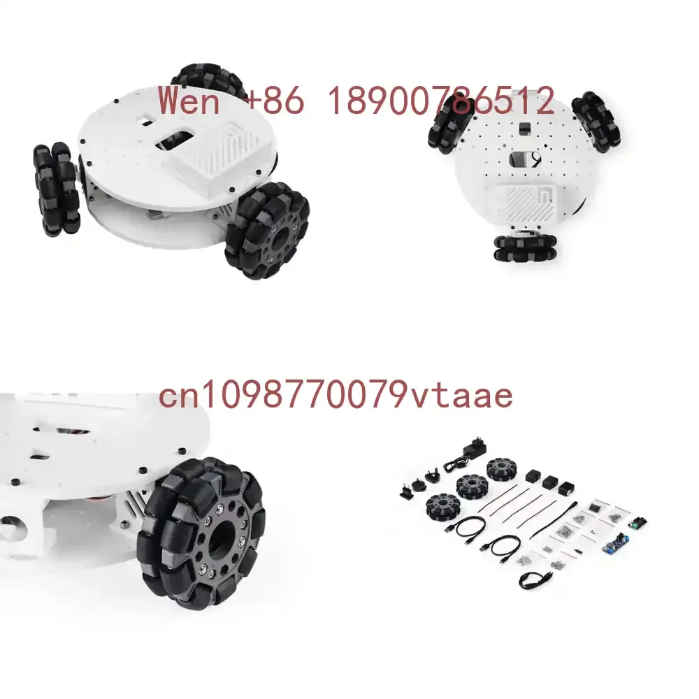 2026 LeKiwi Kit Mobile Base 3D Printed Parts Battery12V Omnidirectional Drive Compatible Raspberry Pi 5 Running LeRobot CN/GUA