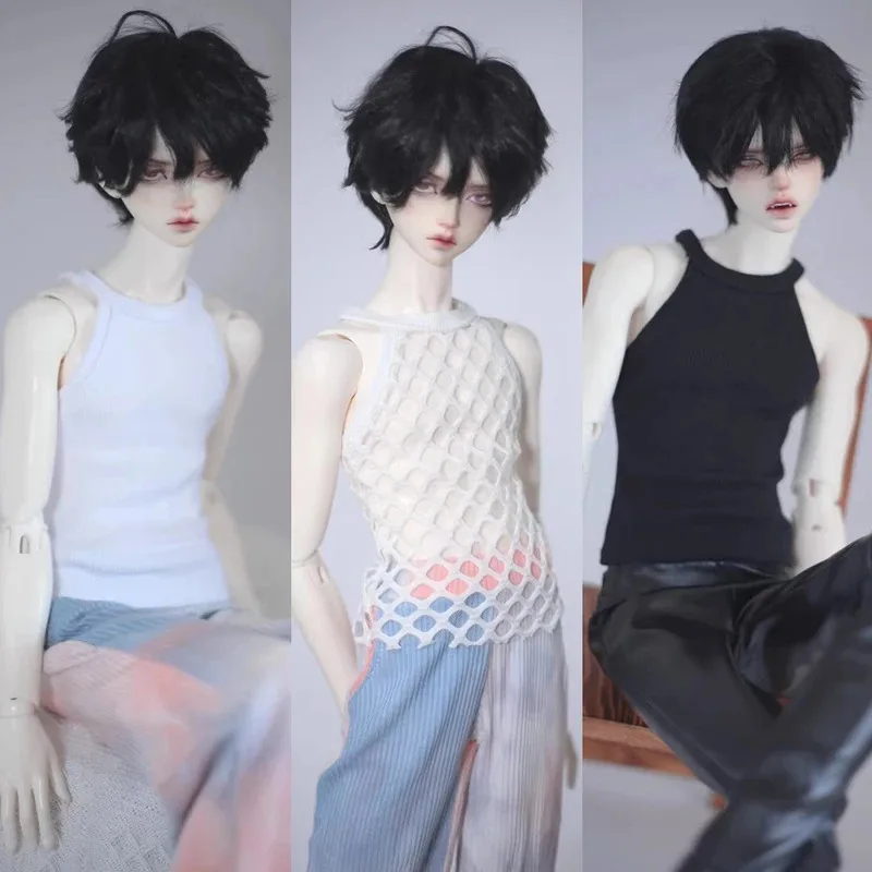 

1/3 1/4 Scale Halter Elastic Vest Sexy Mesh Sleeveless Tops Model for ID75 Dragon Soul 73 POPO68 SD10 MSD DIY