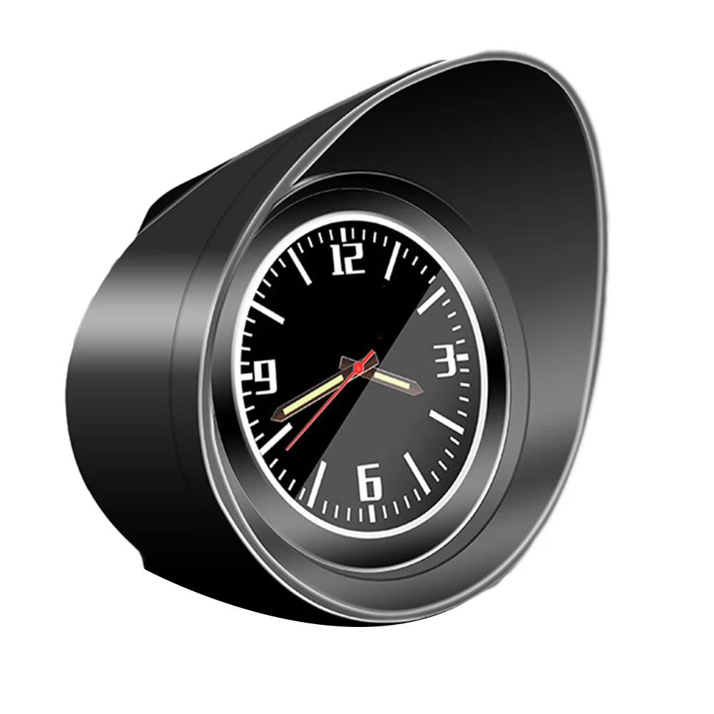 Quartz Car Clock Car Dashboard Clock For Office For Work Green Steel Casing Anywhere Luminous Pointer Quartz Car