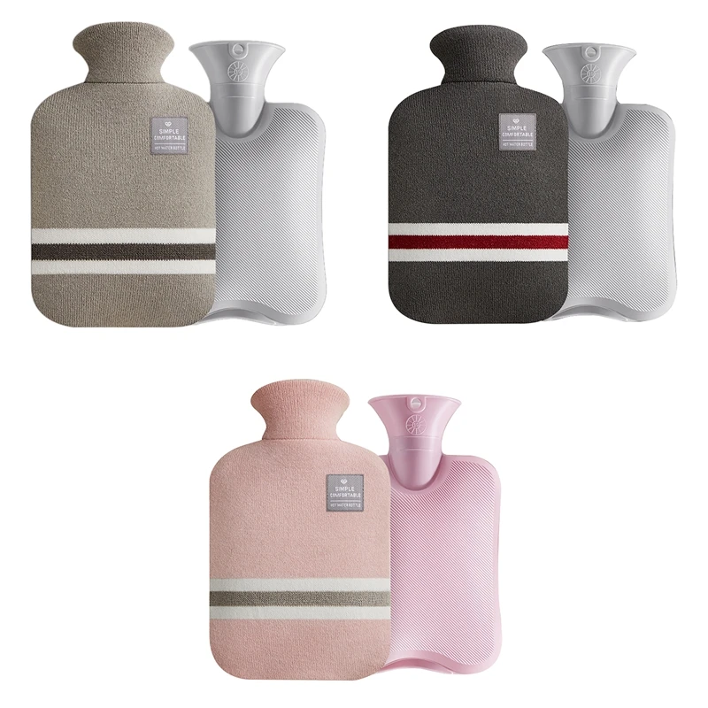 2000ML Warm Water Bag Water Hot-Water Bag For Warm Belly Hands And Feet Keep On Hand Warmer Hot Water Bottle Bag