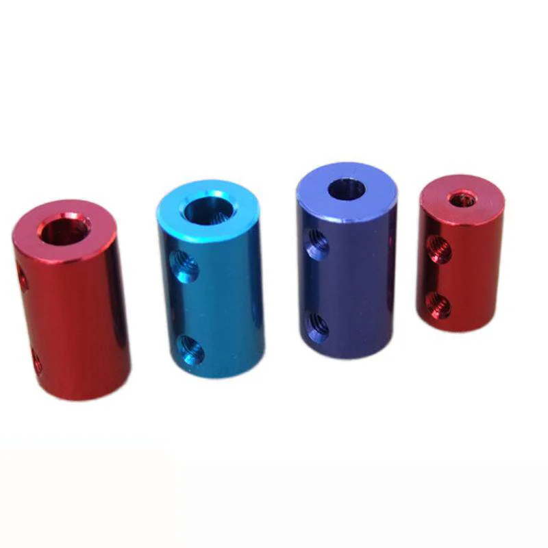 2Pcs Blue/Red Aluminum Coupling 2-10mm Motor Shaft Coupler High Hardness Connector for 3D Printer CNC Robot Transmission Parts