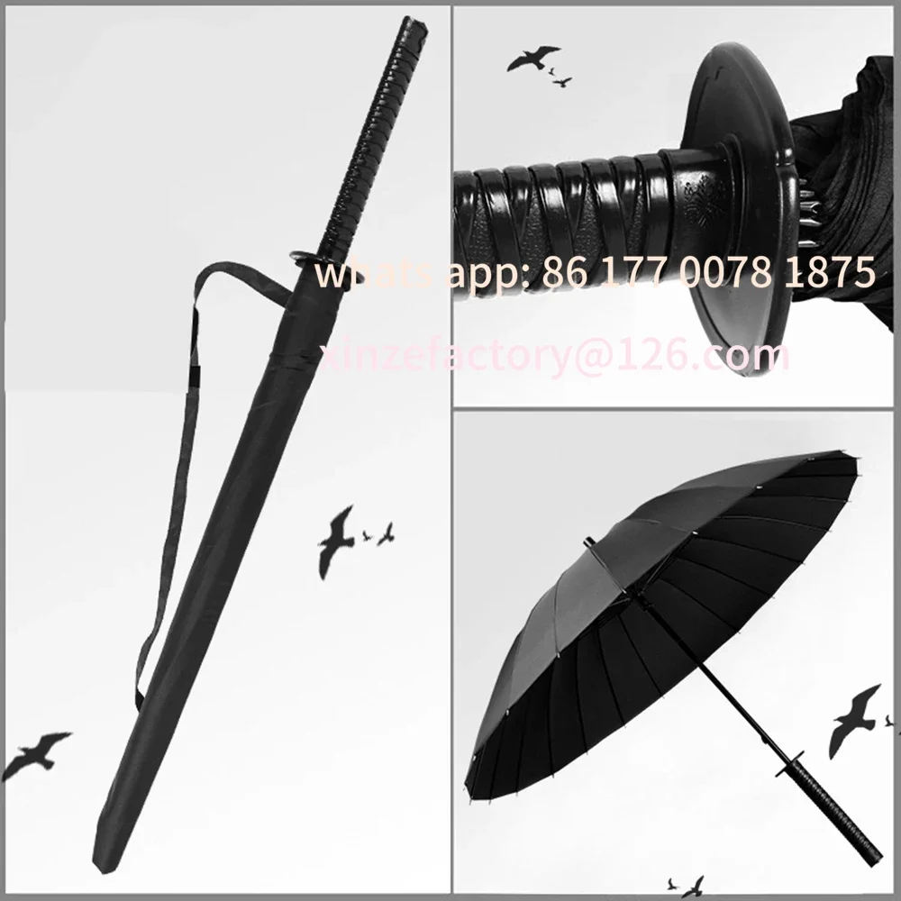 Customizable Simple Umbrella Gift Man Windproof   Household Straight
