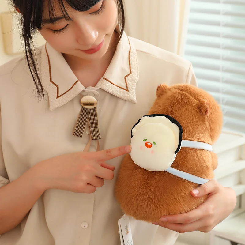 12-33cm Kawaii Capybara พร้อมเต่ากระเป๋าตุ๊กตาของเล่นตุ๊กตาน่ารักตุ๊กตาสัตว์ Capybara Plushies ตุ๊กตาของขวัญวันเกิดสําหรับเด็กผู้หญิง