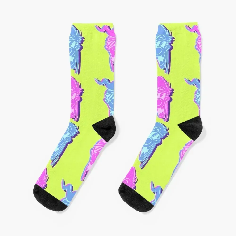 Powerline Max 80s Pattern Socks basketball essential Socks For Women Men's