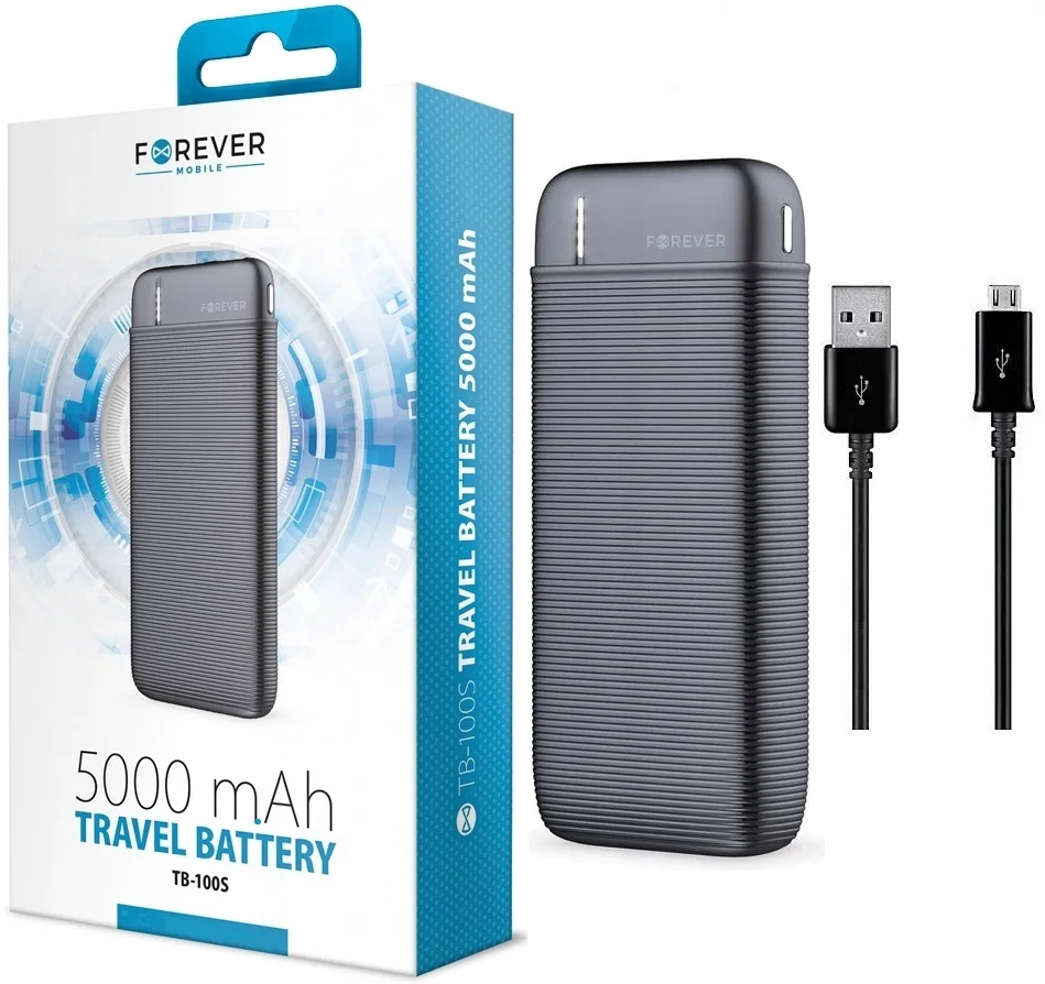 Kieszonkowy Power Bank 5000 mAh USB C Micro FAST 10 W Akcesoria Do Telefonów Komórkowych