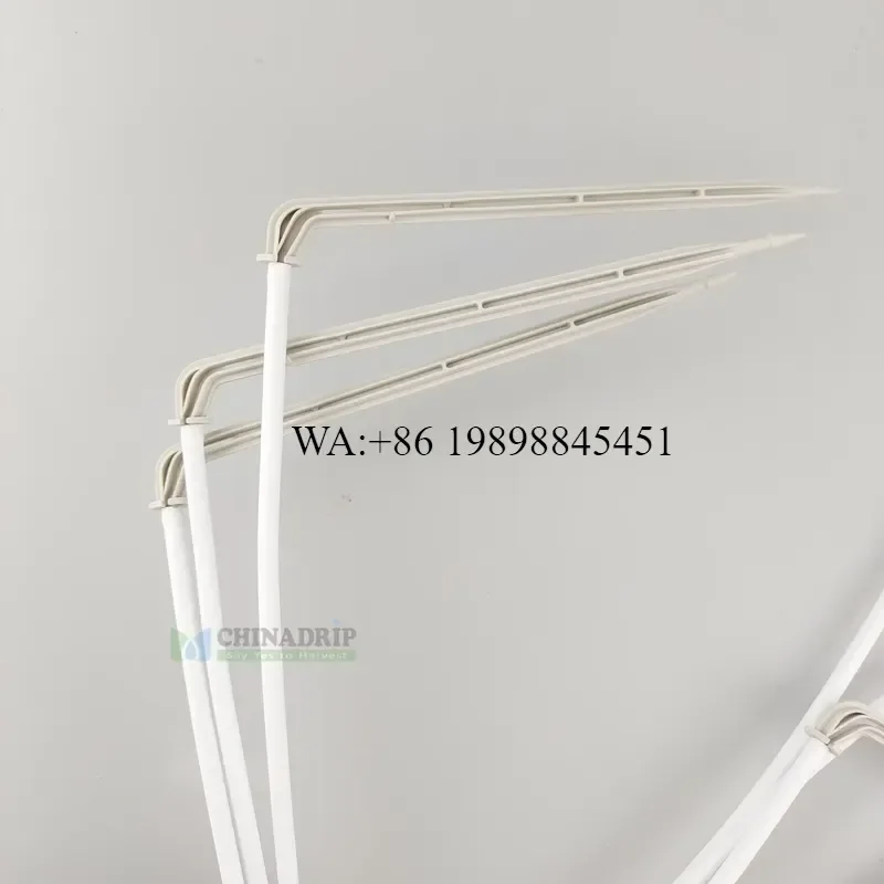 WMWMNU Greenhouse Automatic Watering System Micro Drip Irrigation Plastic Drip Stake Arrow Dripper Set with White PE Pipe