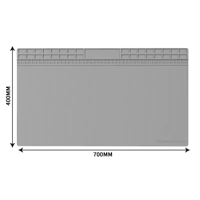 Tampon de réparation avec Station de soudage magnétique résistante à la chaleur, tapis de soudage en silicone, tapis de travail, plate-forme BGA de bureau, grande taille