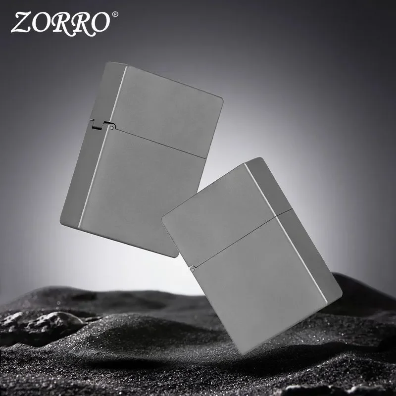 [ZORRO] Zorro second-generation pure titanium kerosen windproof lighter creative gift for boys