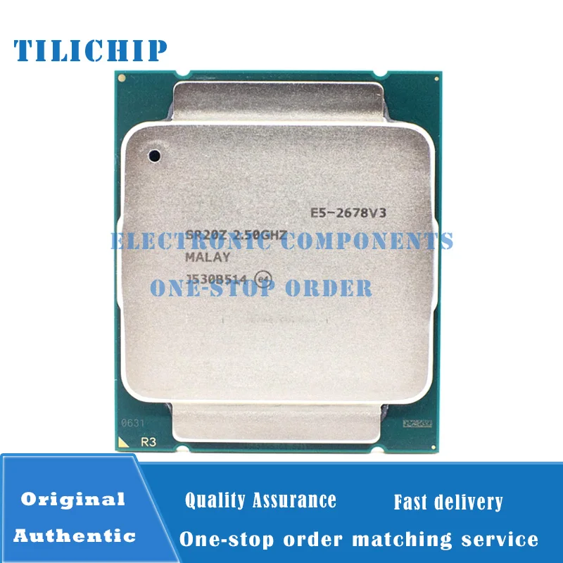 E5-2678V3 2.5 GHz 30M 120W Twelve Core Twenty-four-Thread CPU  LGA 2011-3