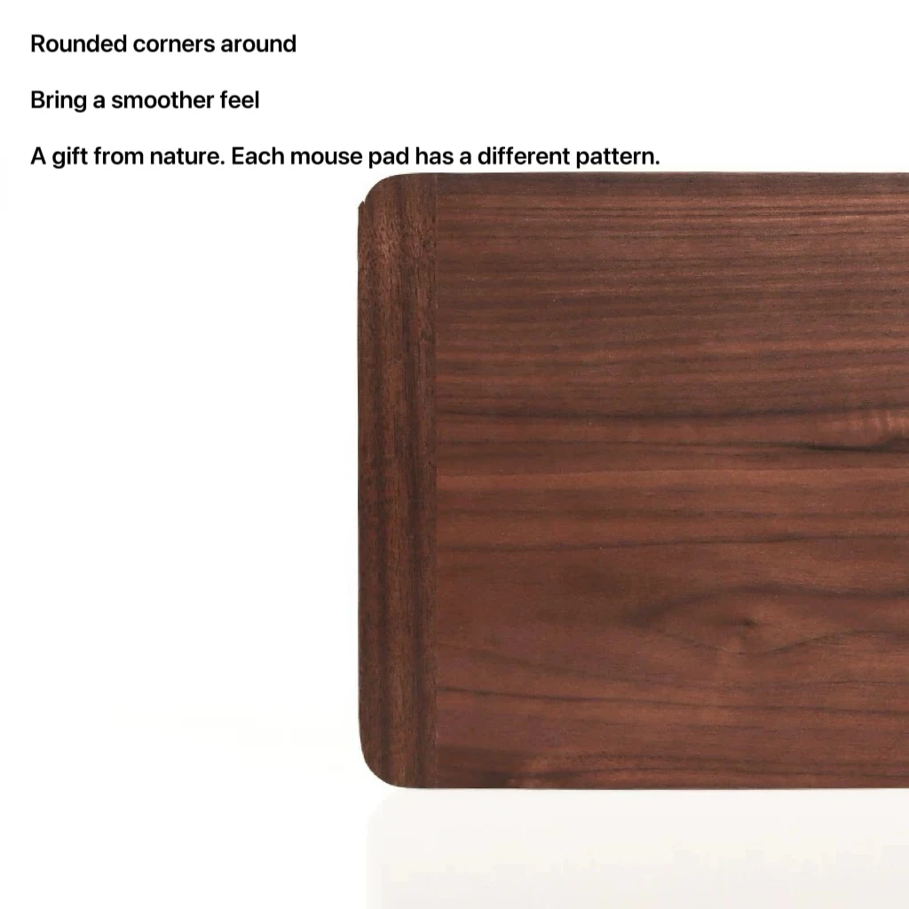 Коврик для мыши из североамериканского ореха, новый обновленный гладкий FPS для киберспорта, бизнеса, офиса, игры для дома