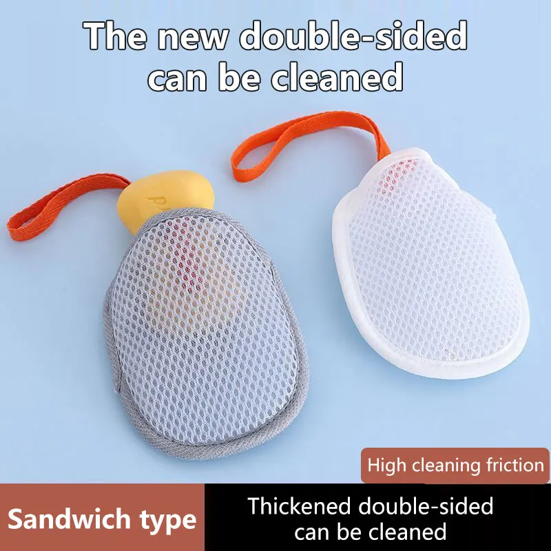 1~8Pcs New Foaming Soap Bag Net Mesh Massage Exfoliator Pouch Bathing Bubble Maker Cleaning Tool NEW
