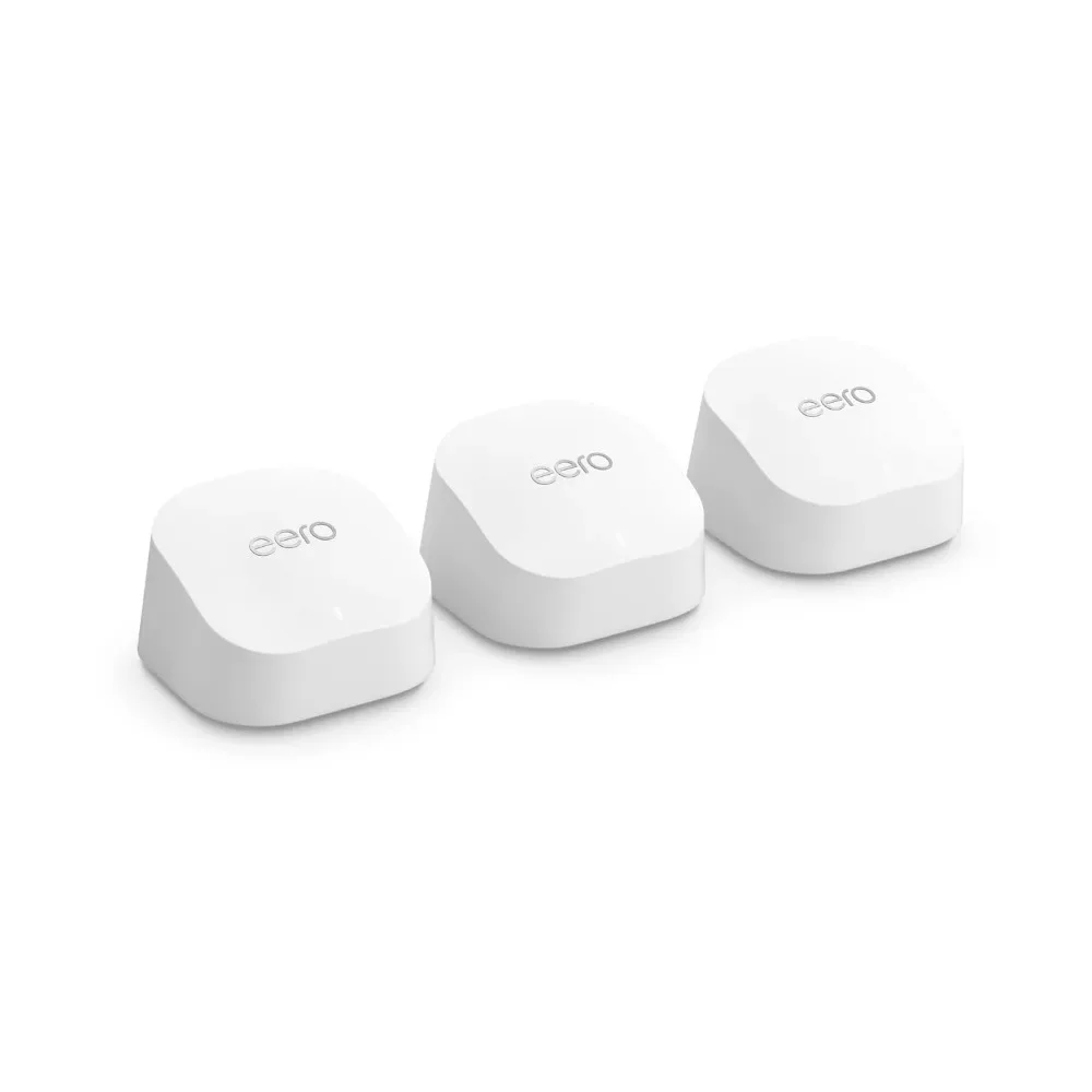 6+ mesh Wi-Fi system | Fast and reliable gigabit speeds, connect 75+ devices, Coverage up to 4,500 sq. ft. , 3-pack