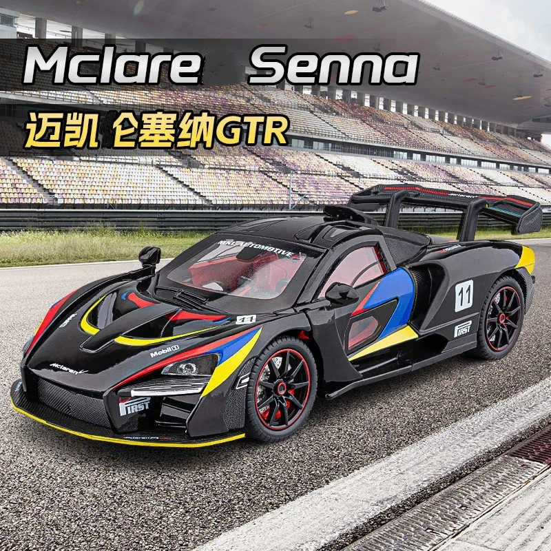 1-24-セナ-トラック-エディション-合金車モデル-シミュレーション-スポーツカー-オーナメント-子供のおもちゃ