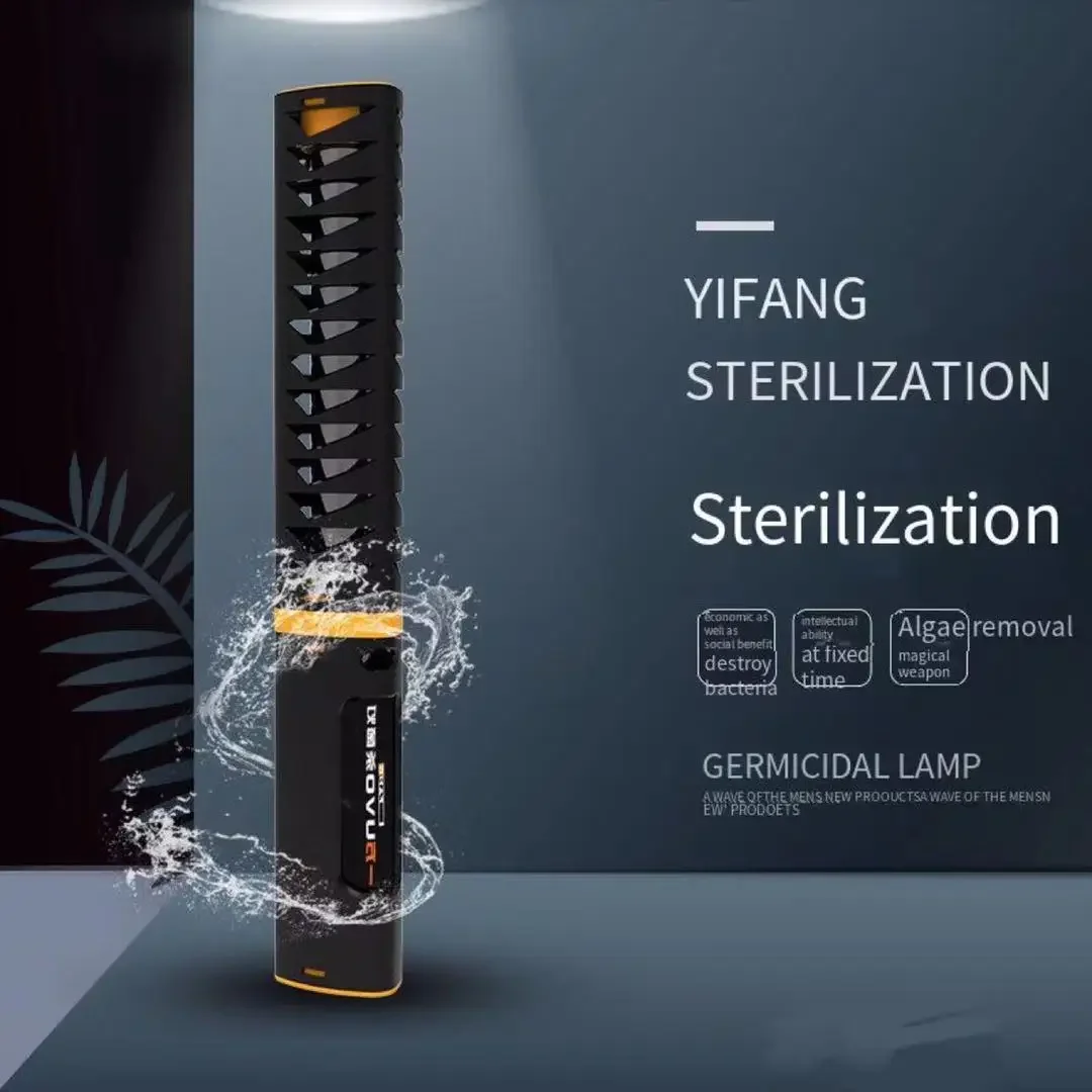 Дезинфекционная УФ-лампа Yifang для аквариума, 110 В, 220 В, 11 Вт, встроенная бактерицидная лампа с таймером для удаления водорослей в пруду