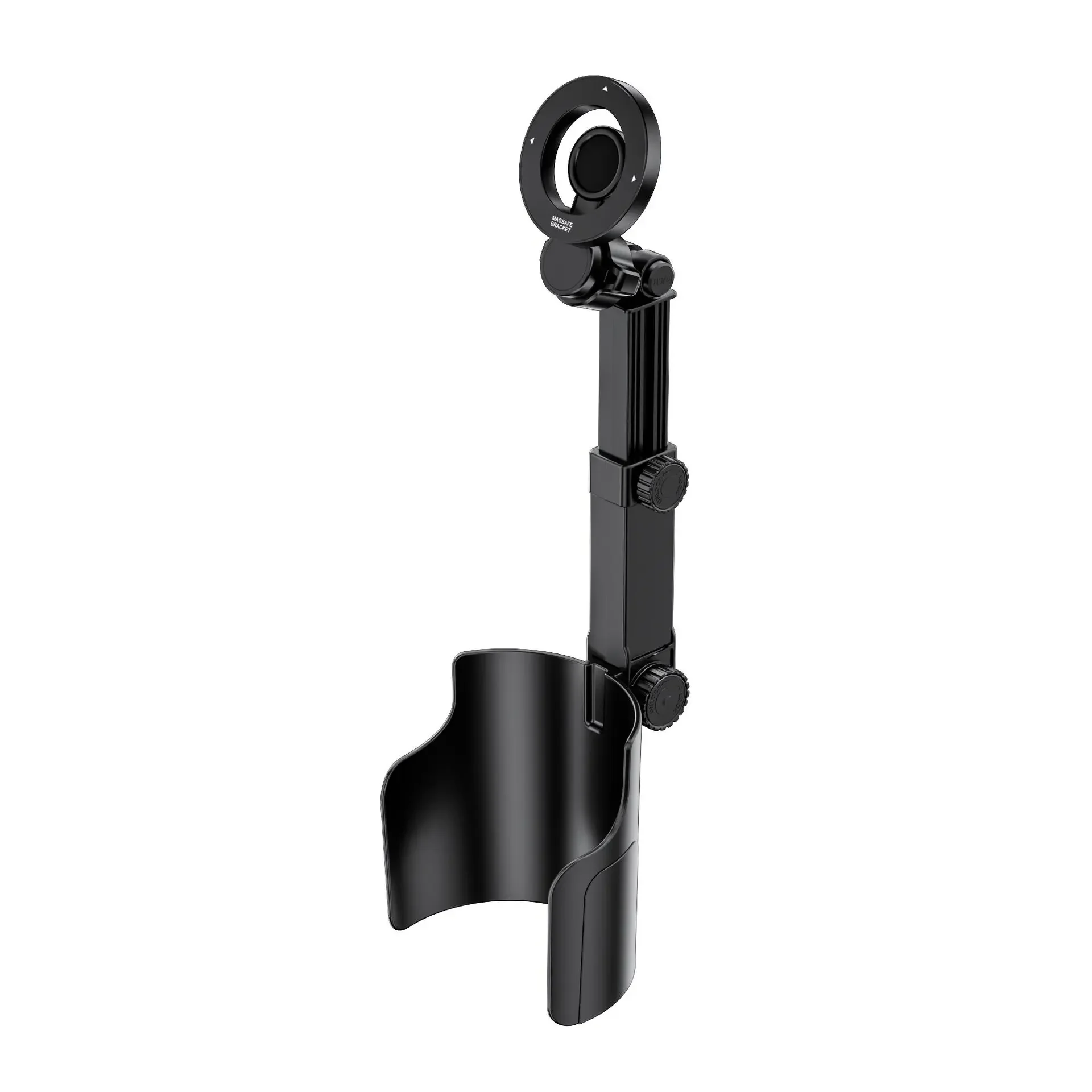 2-in-1 Auto-Getränkehalter mit Telefonhalterung, Doppelt Magnetisch Verstellbarer Langer Arm, Universeller Getränkeständer für Mobiltelefone – Detail 12