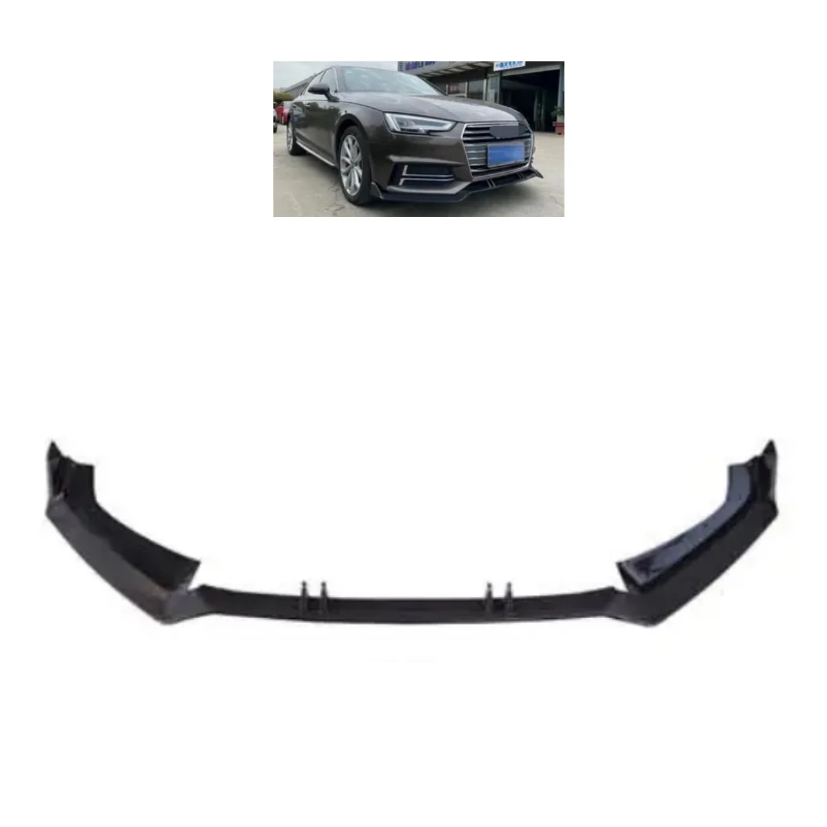 accesorios para autoFactory Hot Sale Front Bumper Lip for  A4 Rs4 for Classic Auto Parts for Lower Spoiler